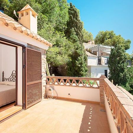 Sunny House With Great Sea Views, 3 Terraces, Private Heated Pool And Sauna La Herradura  Exteriör bild